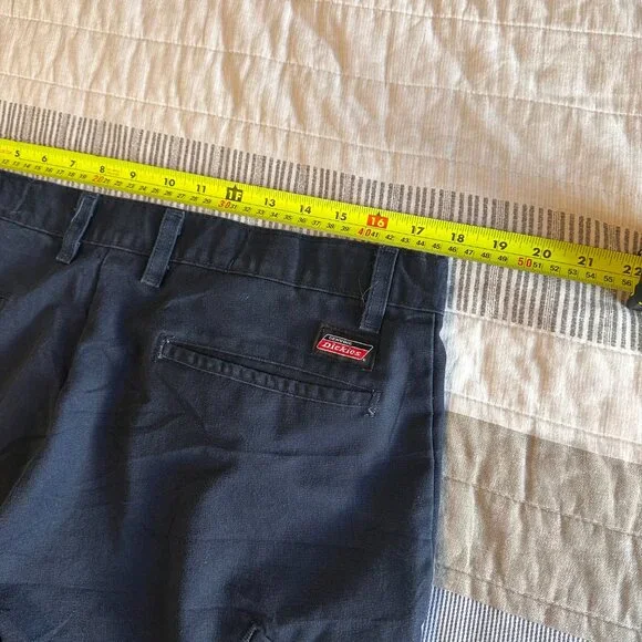 Dickies Chinos Mens 36x31 Navy Blue Cotton Polyester Work Pants - Picture 4 of 5